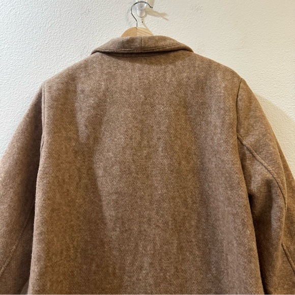 Banana Republic Shawl Collar Coat in Oatmeal Heather Size Small - Picture 9 of 16